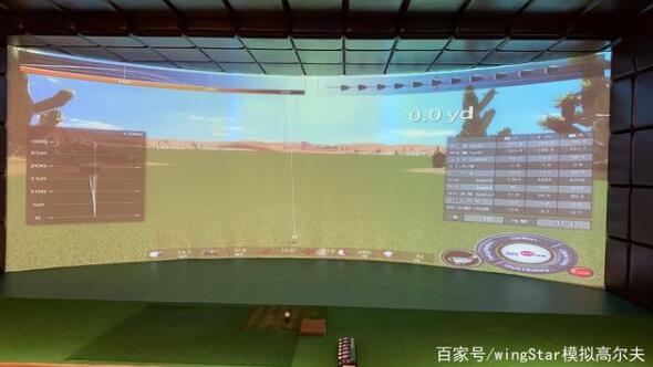 一片室內(nèi)模擬高爾夫幕布，為何讓客戶(hù)如此感動(dòng)？